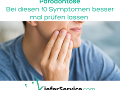 Parodontitis - 10 Symptome und Behandlungsmöglichkeiten beim Zahnarzt oder Oralchirurgen